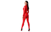 Noir Handmade Orgia Overall Womens Fetish Red Her Fetish